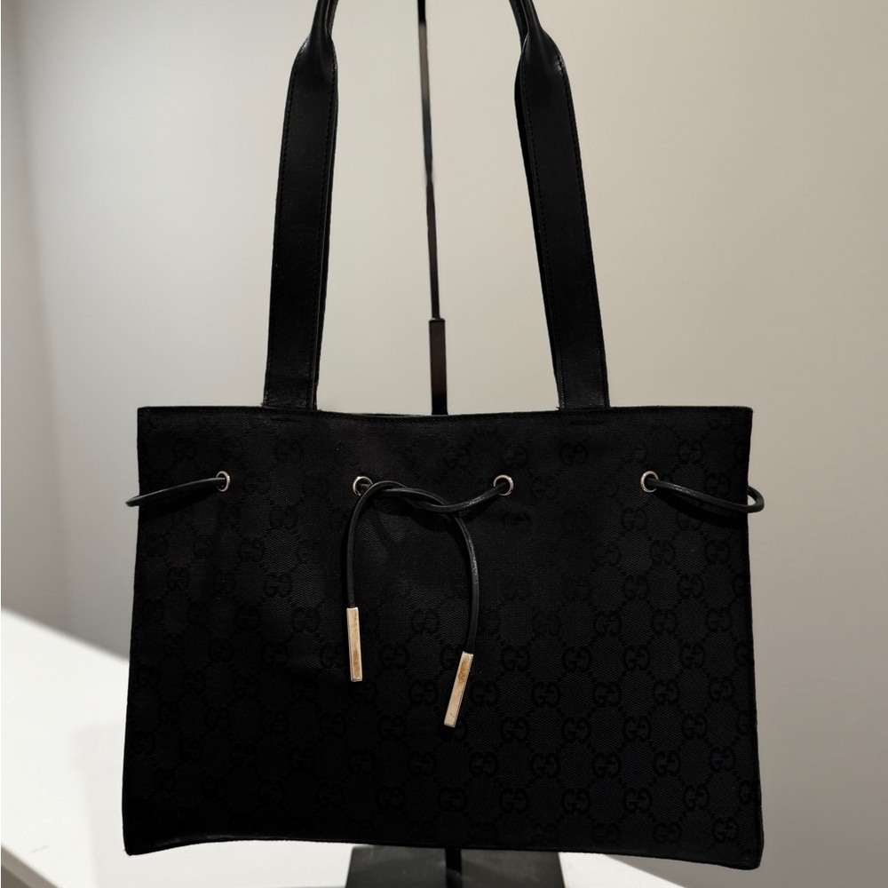 Gucci Black Genius Leather Shoulder Bag